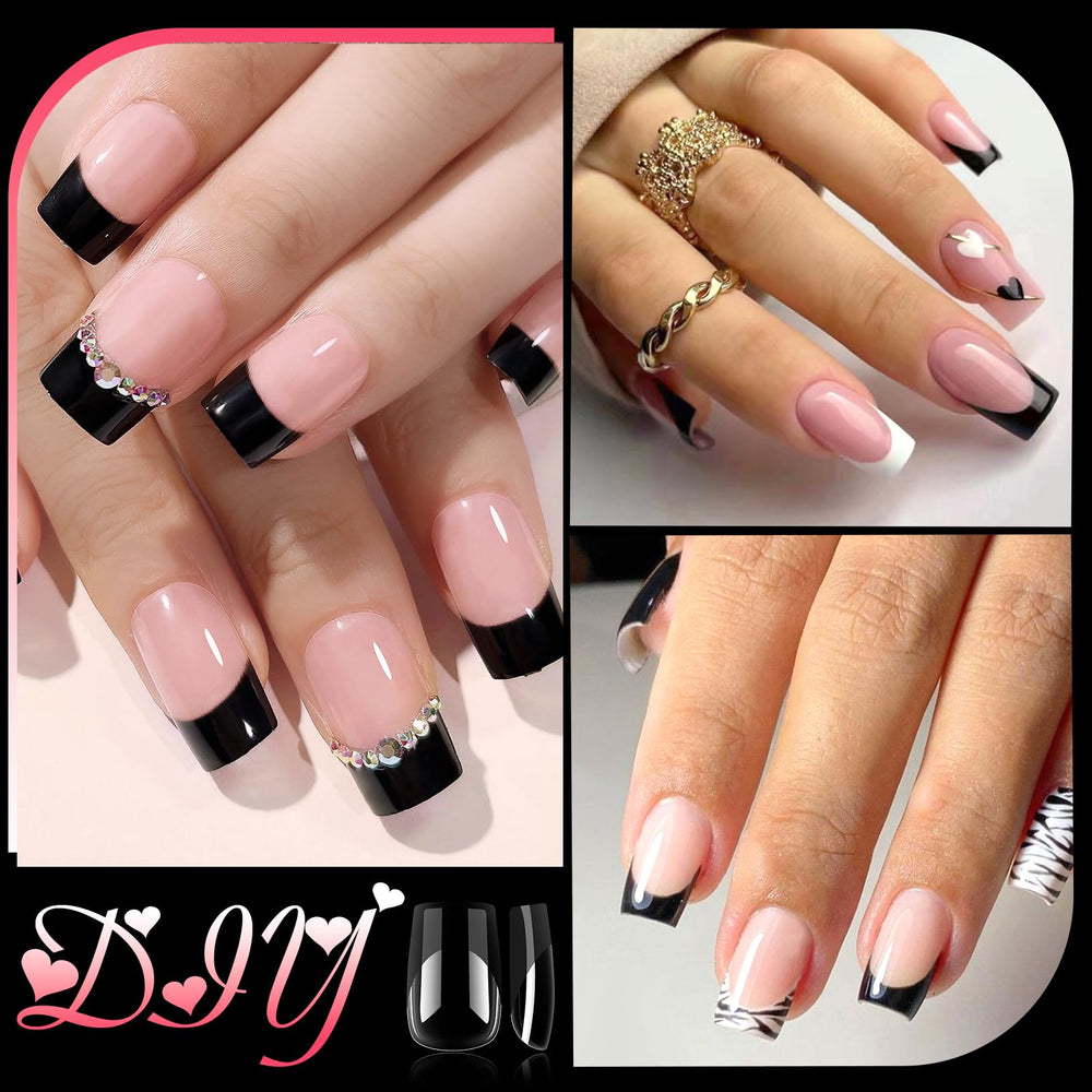 Bellelfin application demo pressing a nail tip for quick salon look