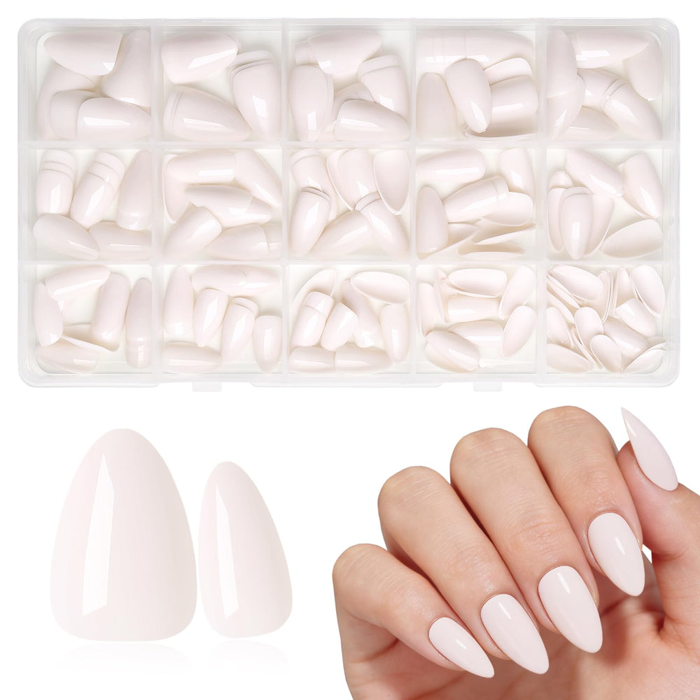 Bellelfin front packaging showing milky white nails and kit contents for easy at-home manicures