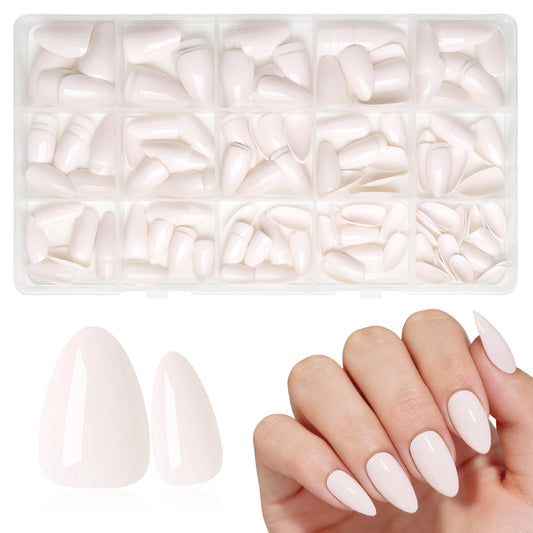 Bellelfin front packaging showing milky white nails and kit contents for easy at-home manicures