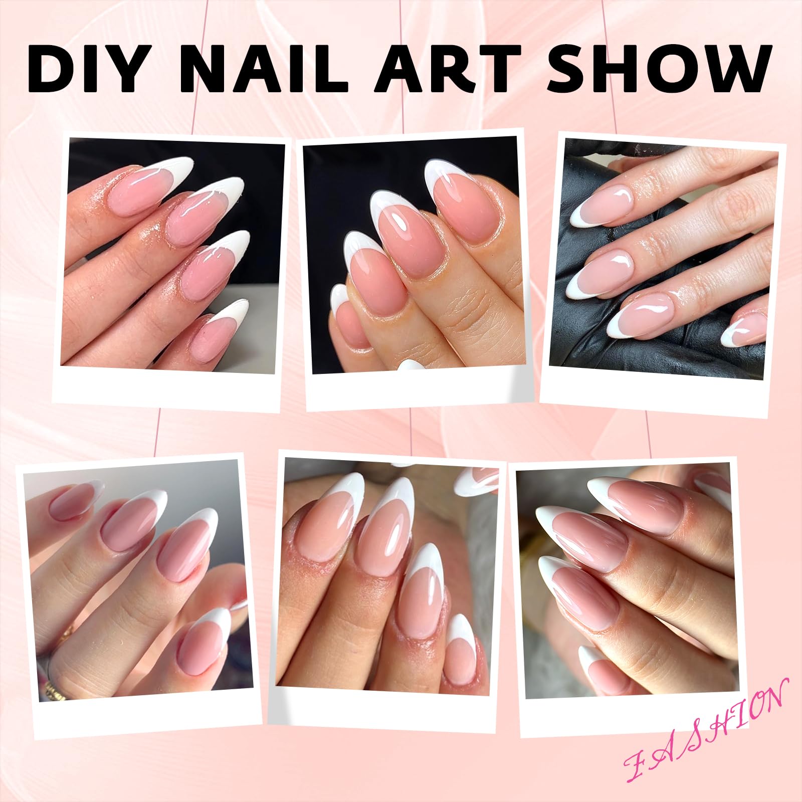 Bellelfin lifestyle shot bridal hand with French manicure for special occasions