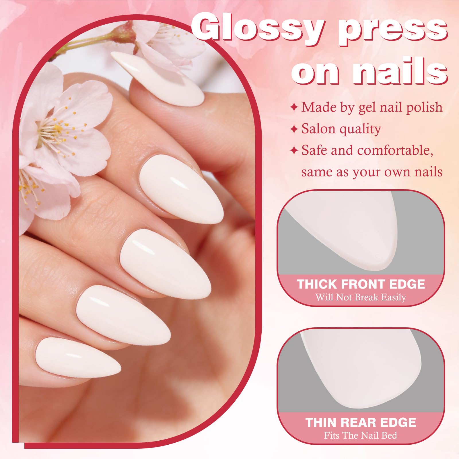 Bellelfin close-up of nail curvature showing smooth finish and comfortable fit benefit