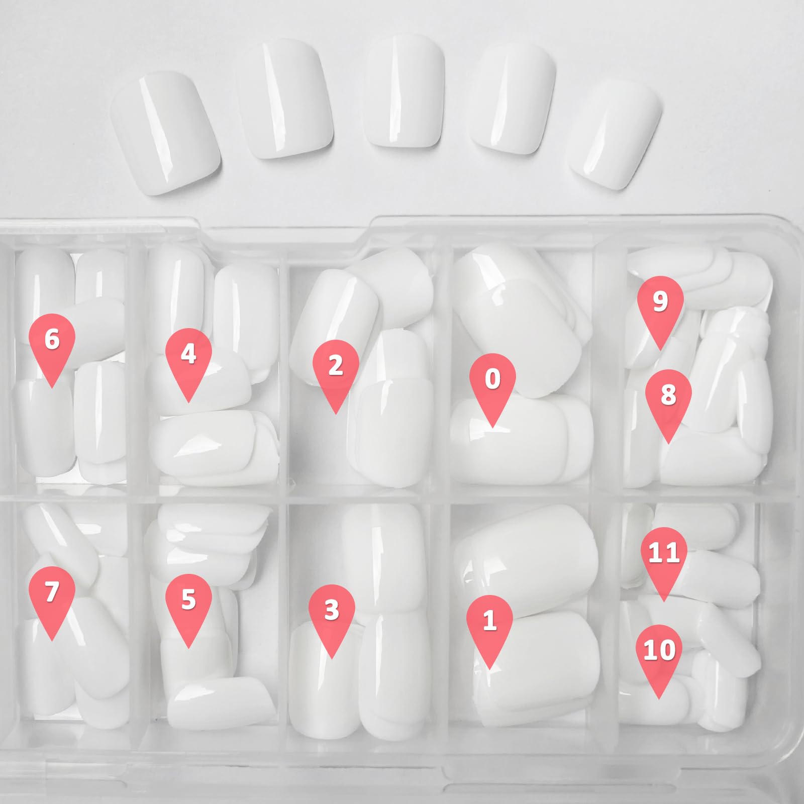 Bellelfin short square nails worn on hands demonstrating tidy, everyday-friendly style