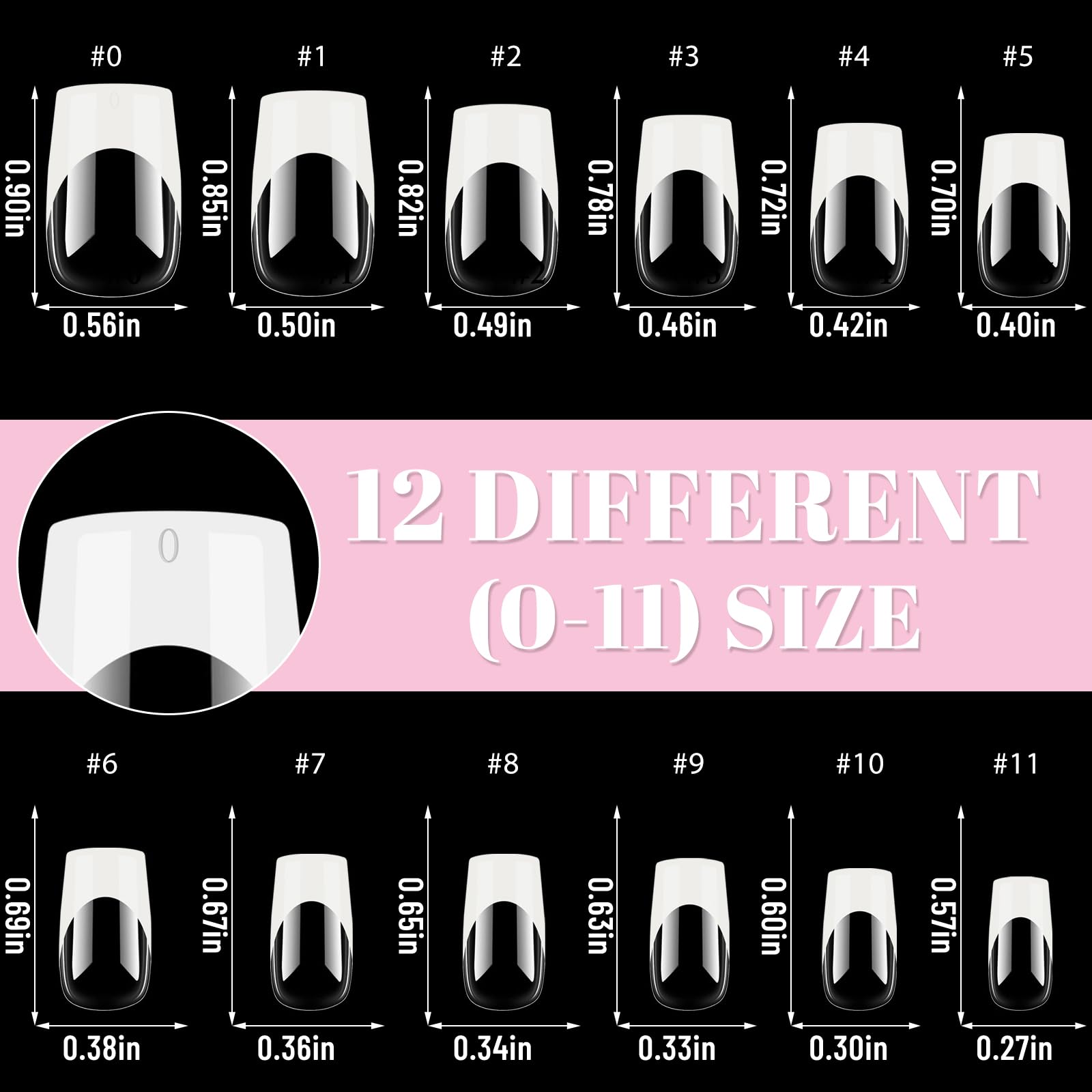 Bellelfin short square nails applied on hand demonstrating comfortable, polished everyday wear