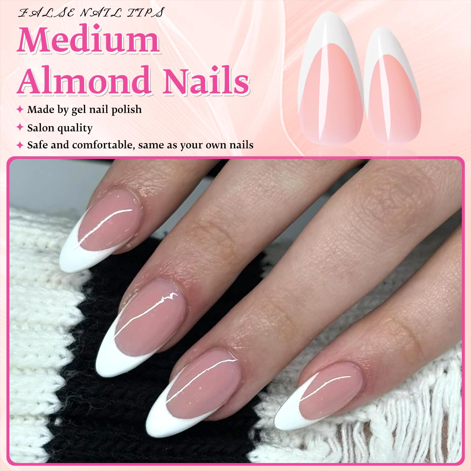 Bellelfin side view of nail underside showing curved fit and comfortable wear