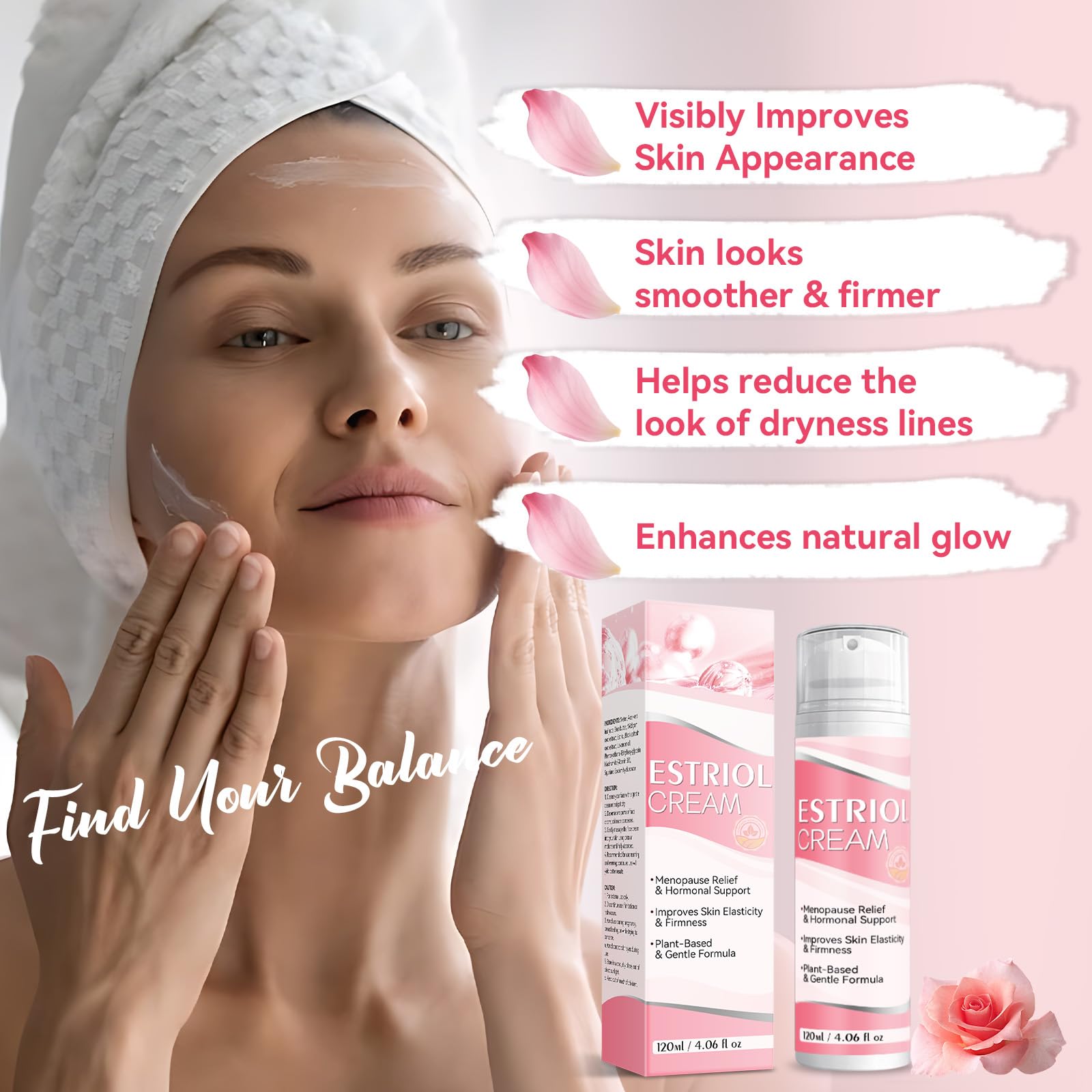 Bellisinno close-up cream texture highlighting silky finish and fast absorption benefit