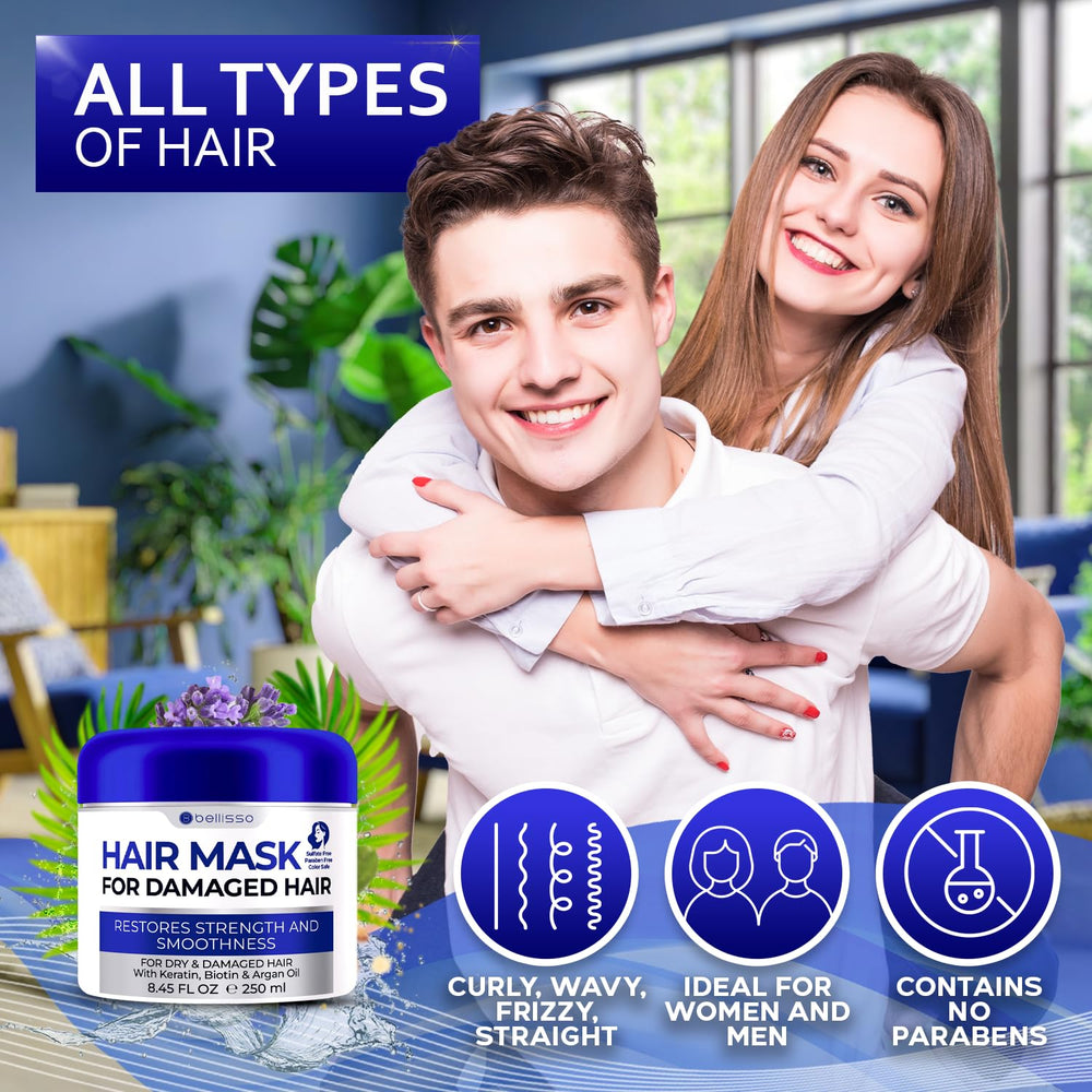 BELLISSO after-results shiny hair showing restored smoothness and shine