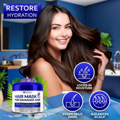 BELLISSO woman applying mask in shower demonstrating easy in-shower use