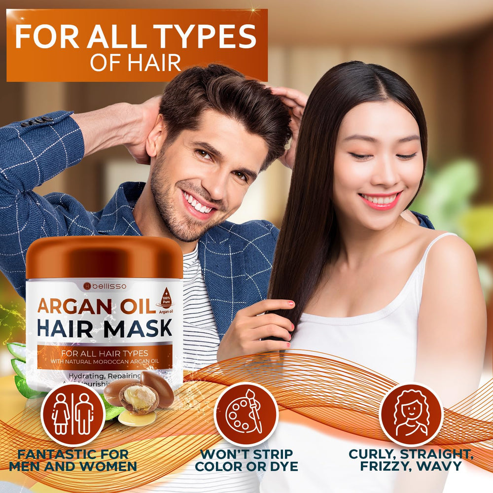 BELLISSO jar beside hand to show product size and travel-friendly benefit