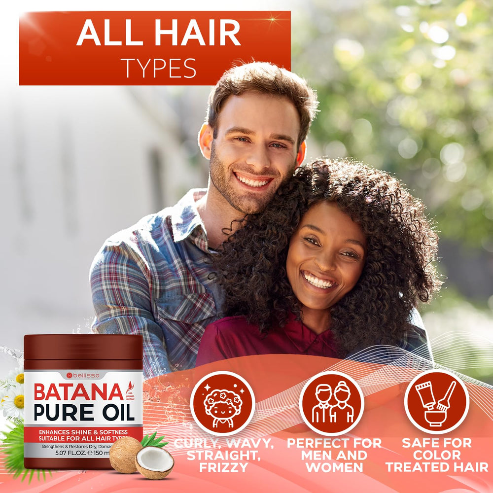 BELLISSO batana oil ingredients label closeup showing pure cold-pressed benefit