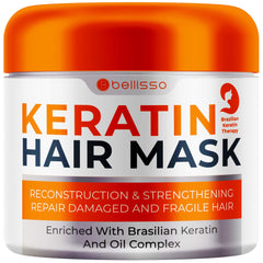 BELLISSO jar front view showing product branding and benefits