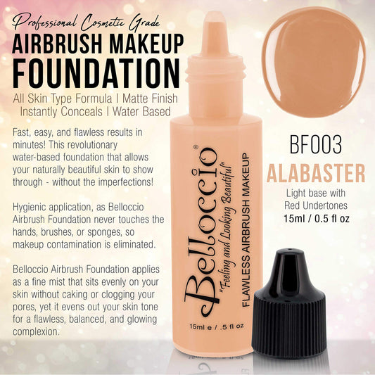 Belloccio foundation texture close-up drop showing smooth blendability