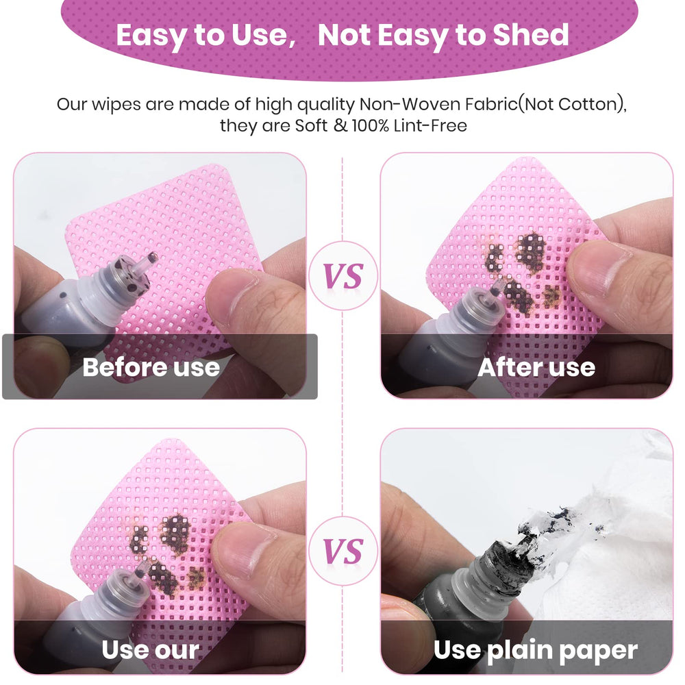 BELOOSYE wipe removing nail polish smoothly without shredding