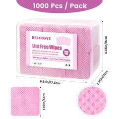BELOOSYE wipe absorbing eyelash glue quickly for cleaner application