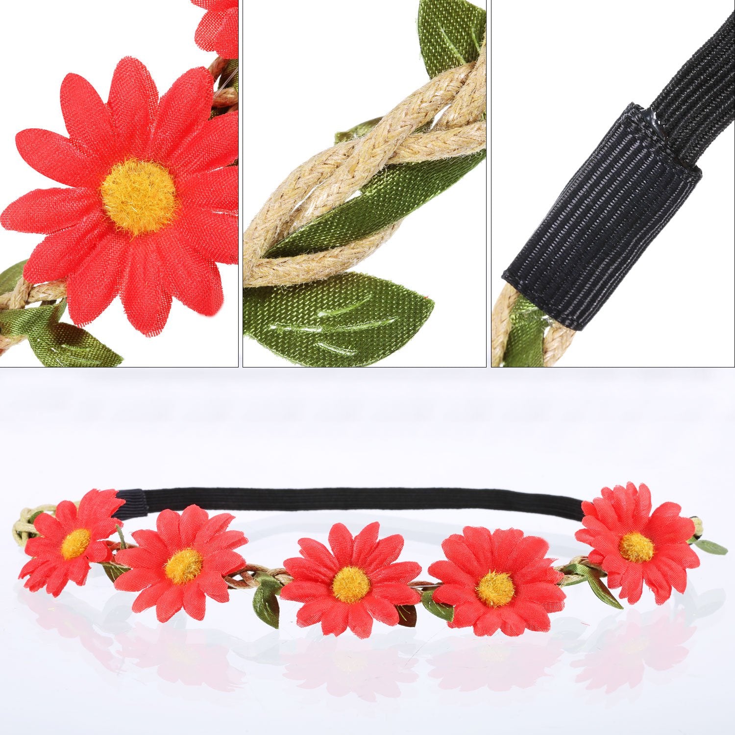 Bememo headband held in hand for scale showing lightweight and portable benefit