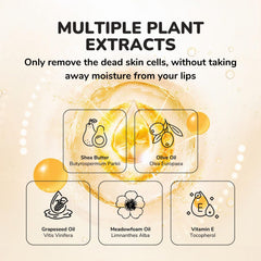benatu silicone brush applying scrub to lips for hygienic use and control