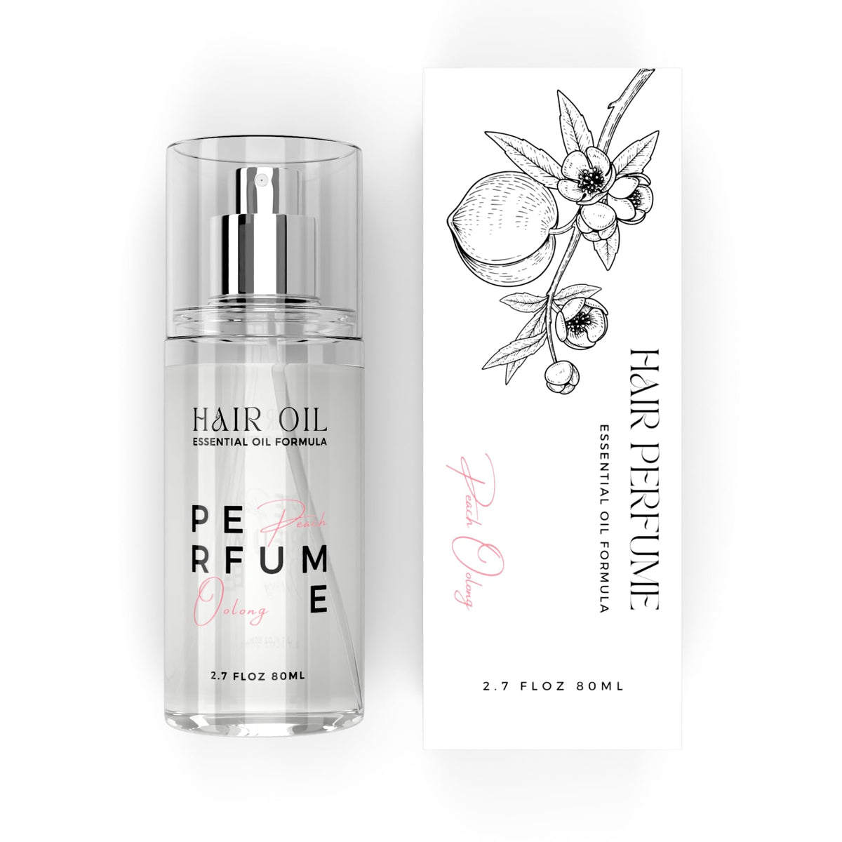 benatu front bottle showing Peach Oolong fragrance and sleek packaging for quick recognition
