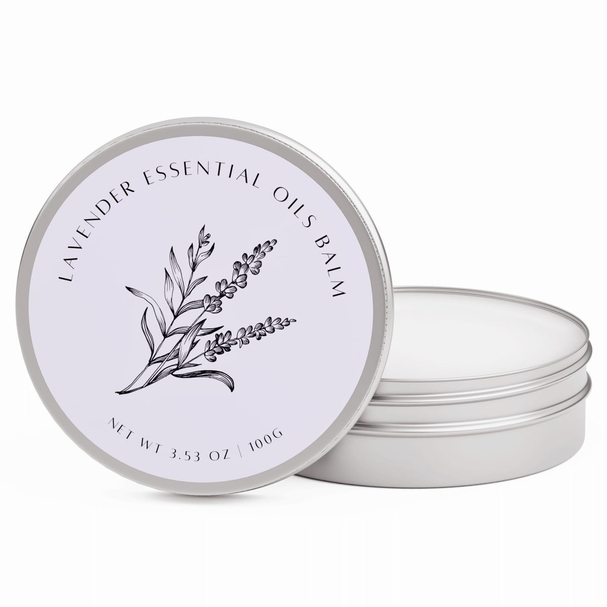 benatu front jar showing lavender balm and soothing hydration