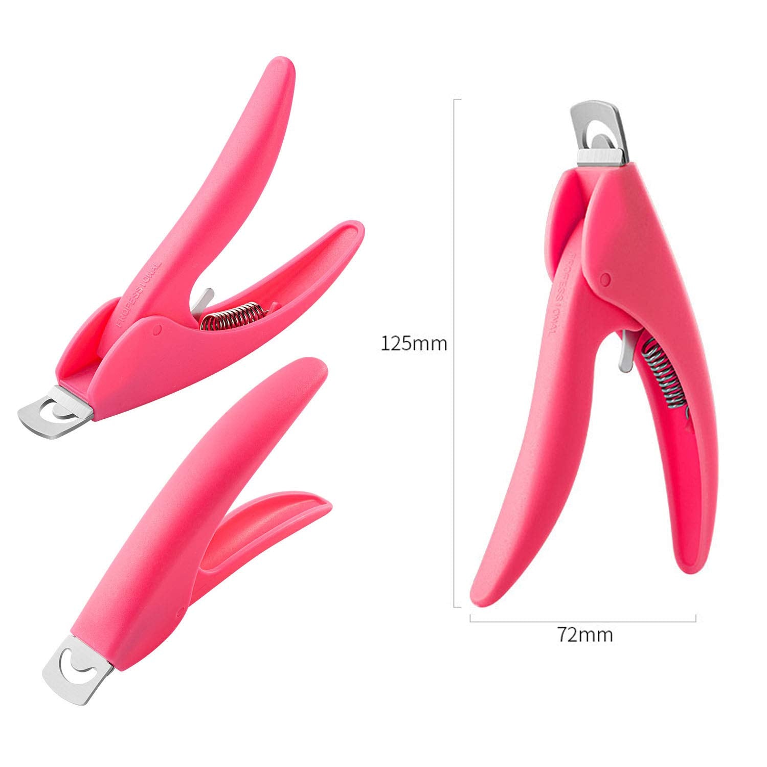 Benbeno clips attached to polygel tips demonstrating stable shaping benefit
