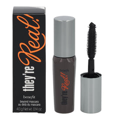 Benefit They're Real! front packaging showing compact travel tube benefit for portability