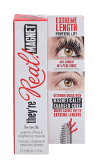 Benefit they’re real! magnet wand applying to lashes showing lifted length benefit