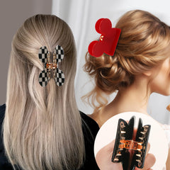 BENOSPACE clip holding a half-up hairstyle showing reliable everyday styling