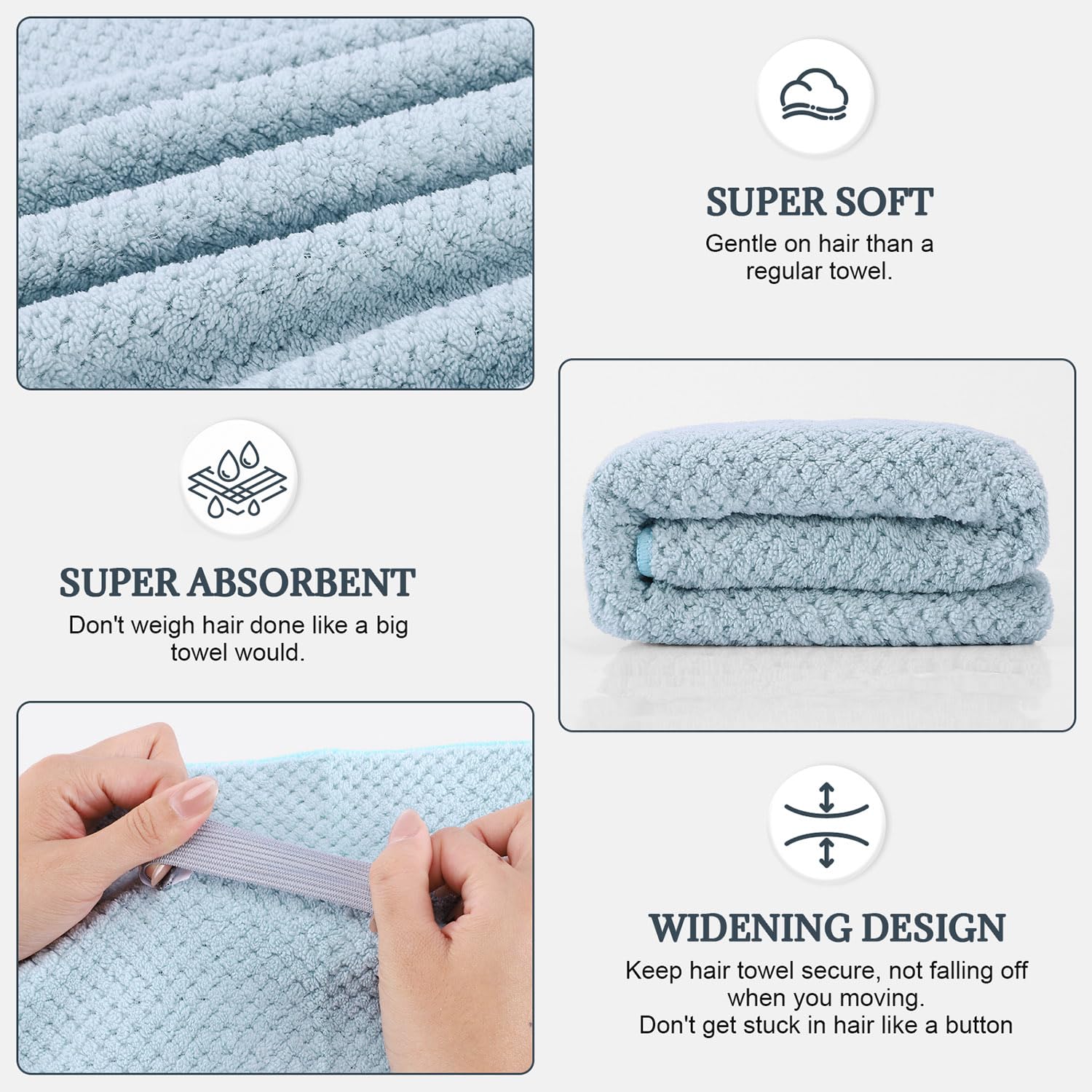 BEoffer close-up of microfiber texture highlighting fast absorption