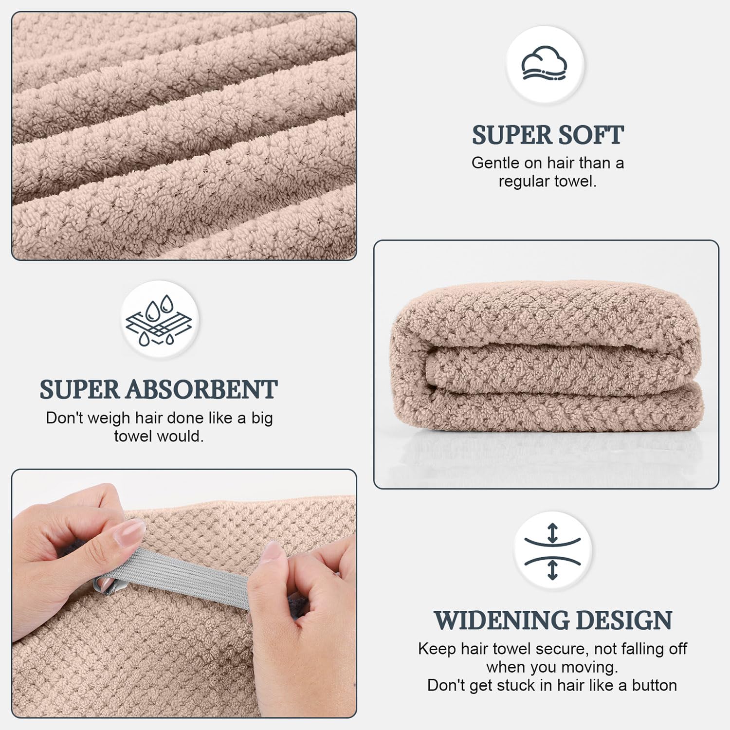 BEoffer microfiber fabric close-up showing dense weave and quick absorption