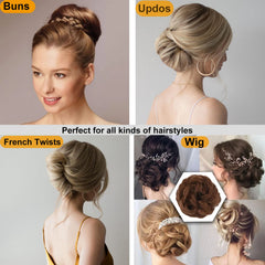 BEoffer hair pin held in hand showing 2.4 inch length for thicker hair support