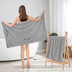 BEoffer towel draped over chair showing large 41x24 inch coverage