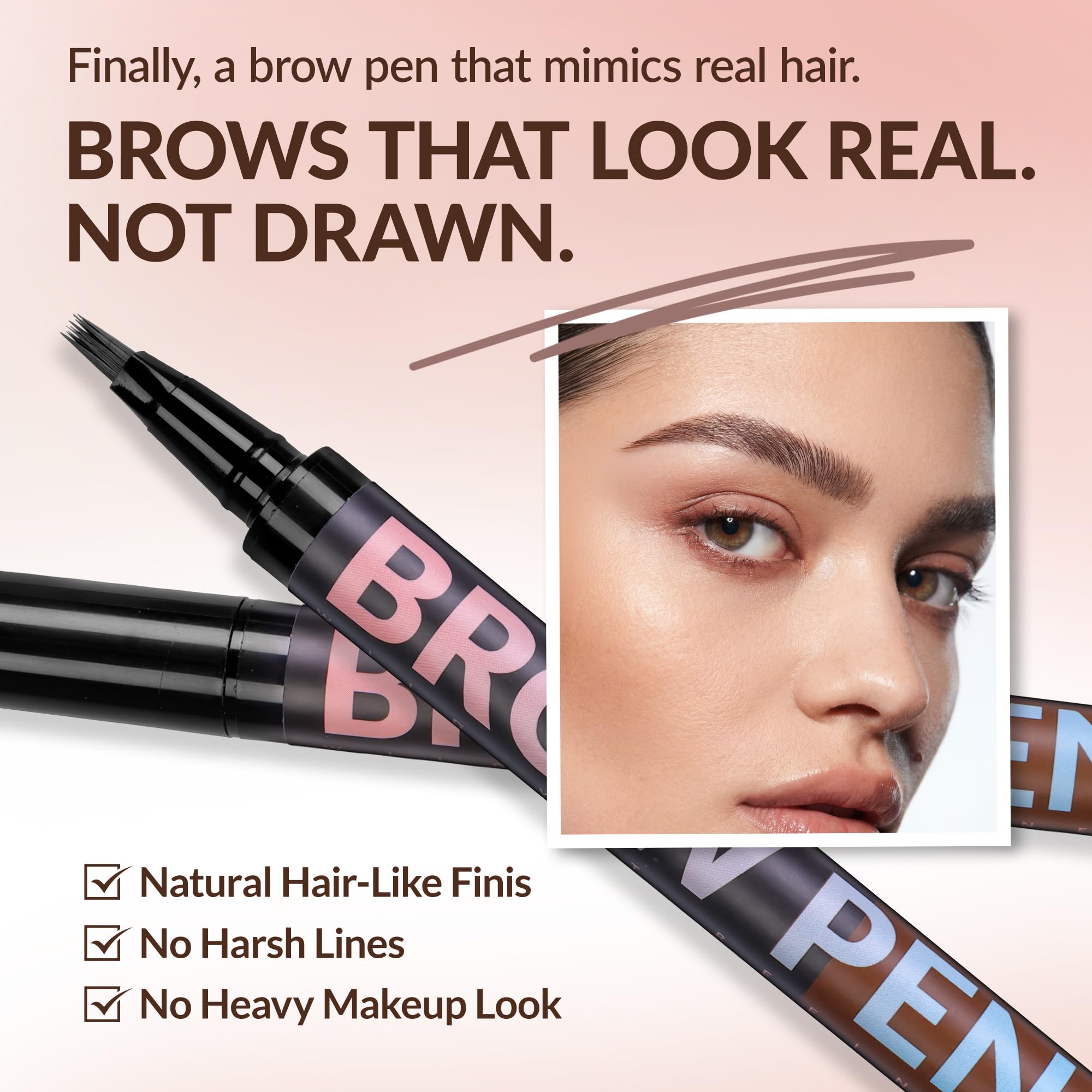 BEPHOLAN close-up of angled 4D brush tip delivering precise hairlike strokes