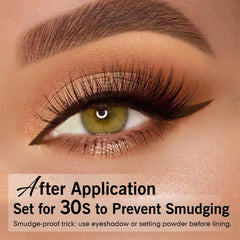 BEPHOLAN brown eyeliner tip closeup for precise fine-line application