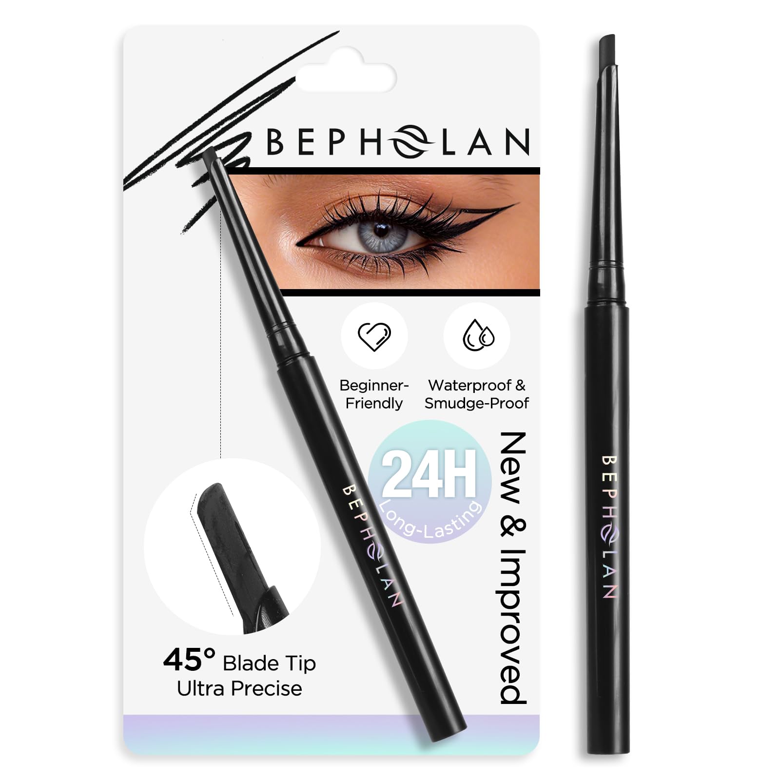 BEPHOLAN front packaging showing pen and bold black label for easy selection