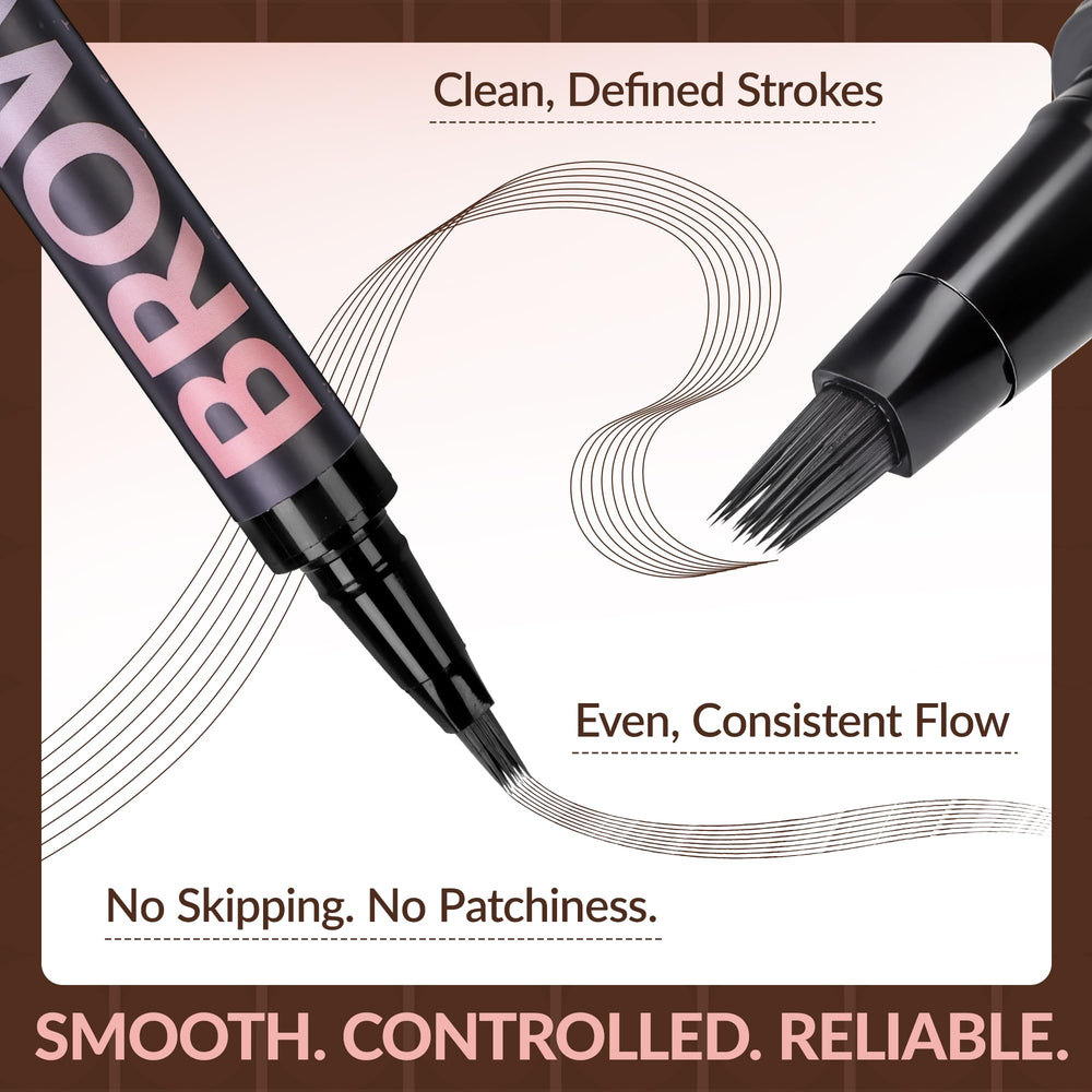 BEPHOLAN ink texture flowing from brush tip for smooth, even application