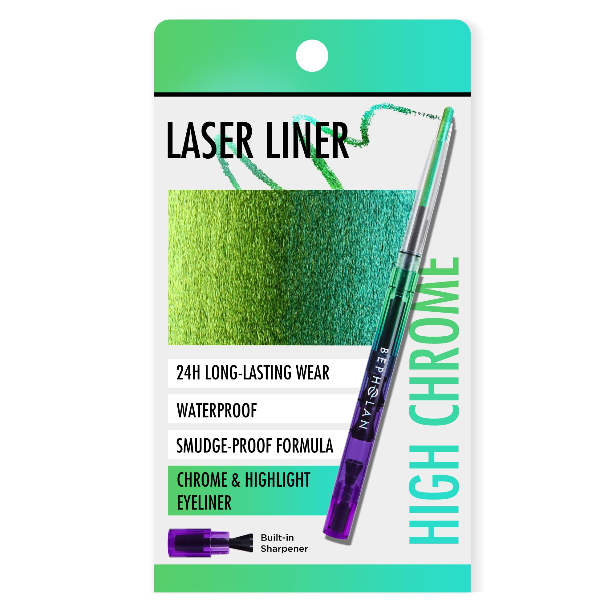 BEPHOLAN WILD OASIS front packaging showing pencil and cap, highlights portability