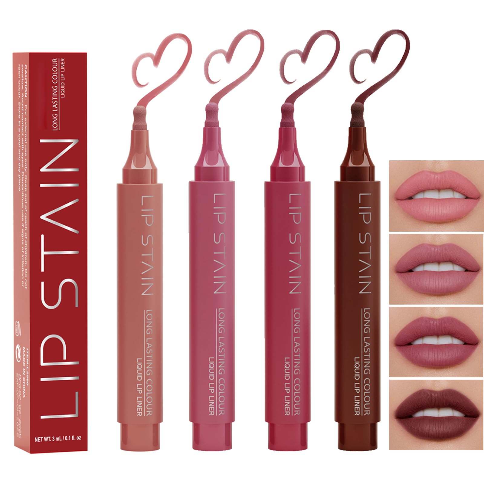 BERALLOYE front packaging showing four marker pens and gift-ready box, clear variety benefit