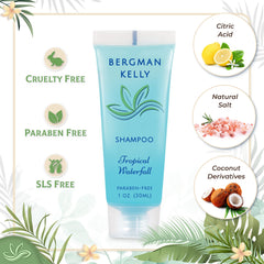 BERGMAN KELLY close-up label highlighting fragrance and ingredient clarity benefit