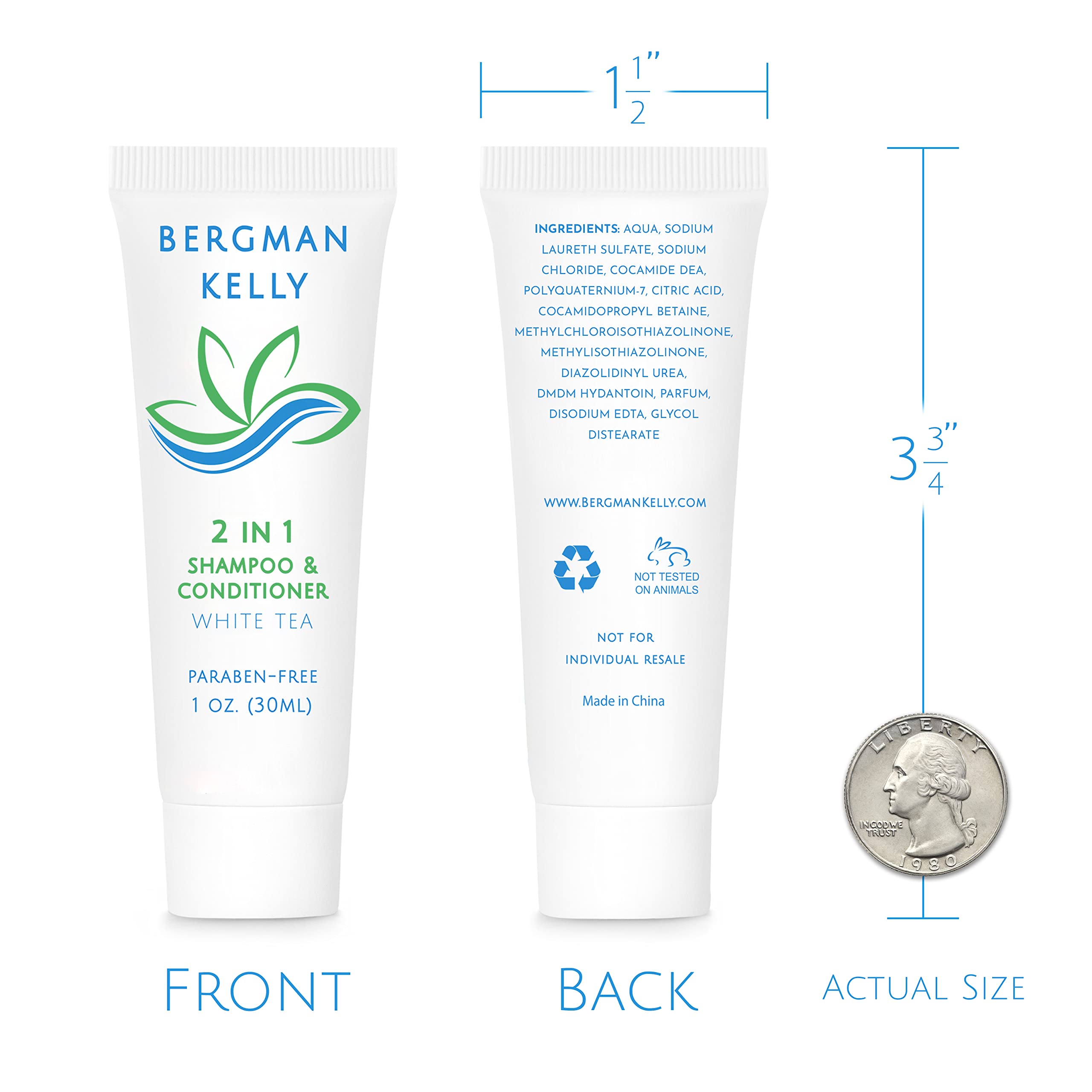 BERGMAN KELLY product texture on hand showing gentle cleansing benefit