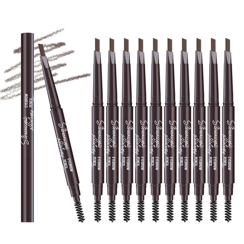 Berinist front packaging showing 12 dark brown pencils and clear product benefit