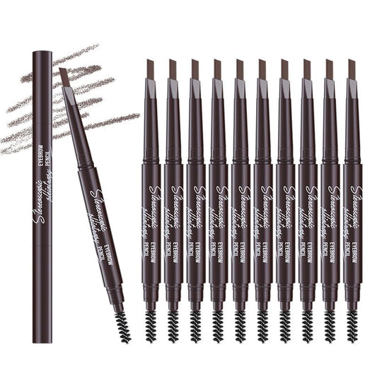 Berinist front packaging showing 12 dark brown pencils and clear product benefit