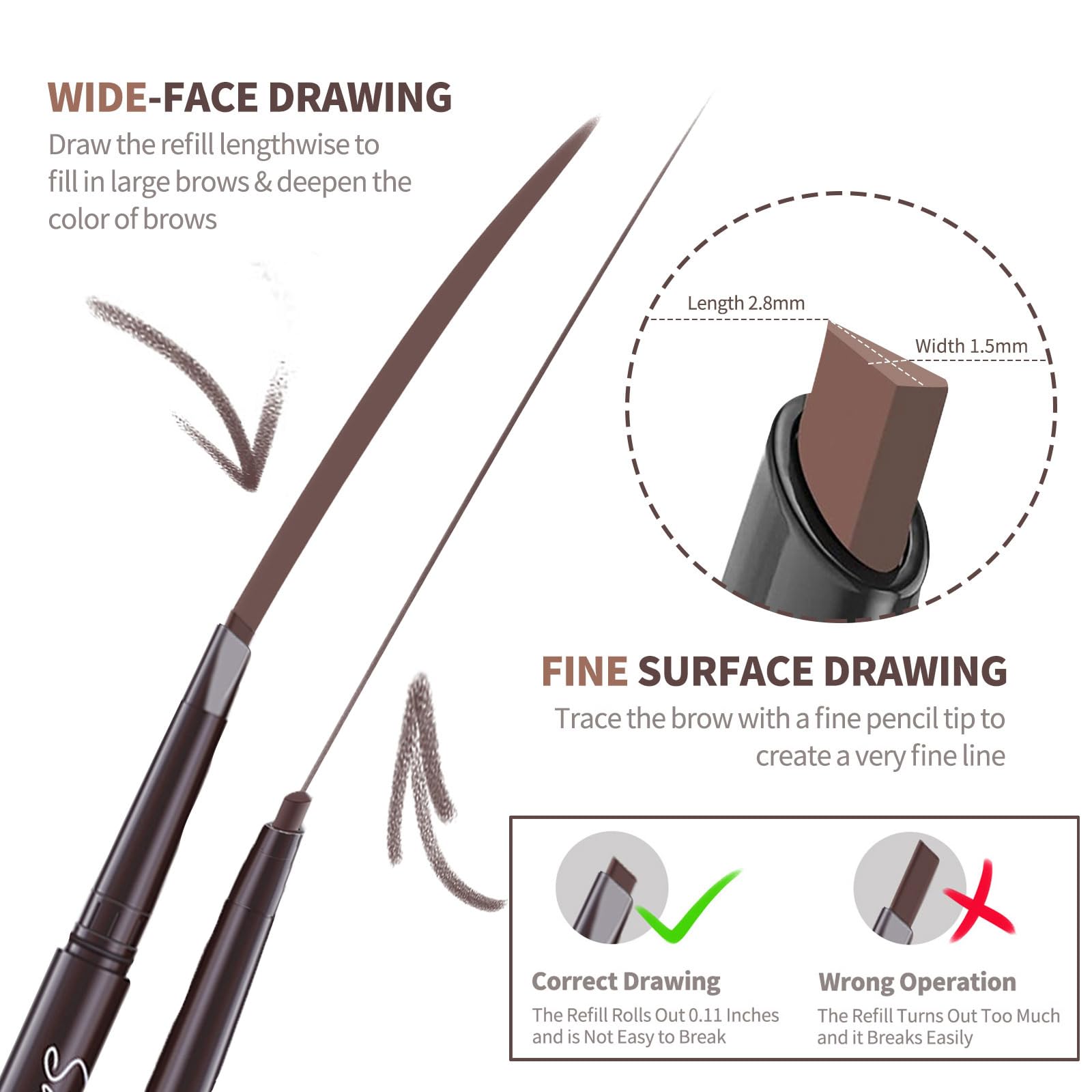 Berinist texture stroke on skin demonstrating smooth, pigmented application
