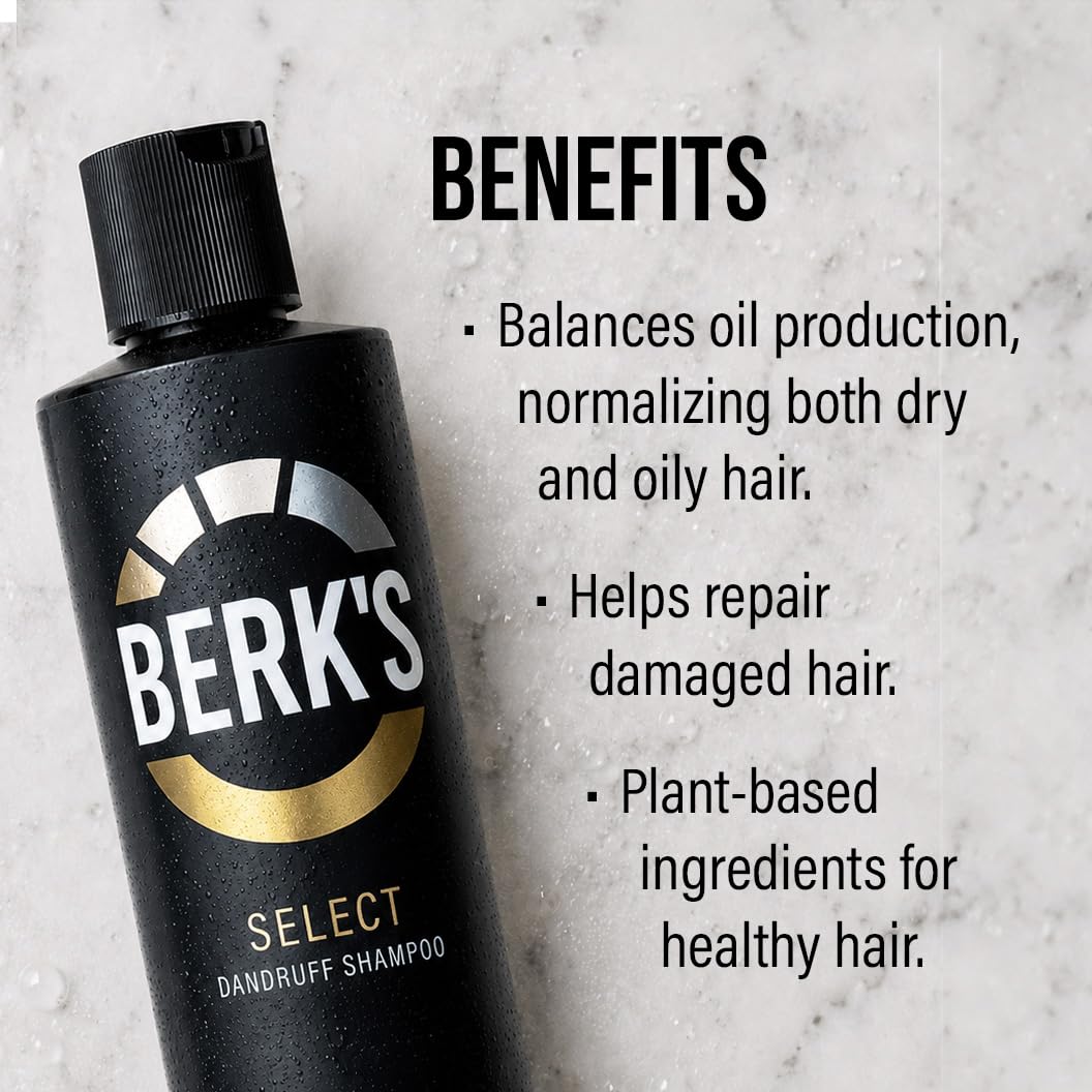 Berk's bottle next to a hand showing 8 fl oz scale benefit