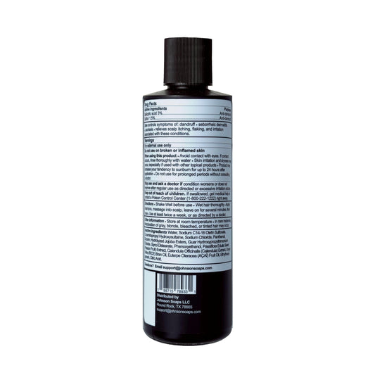Berk's close-up pour of shampoo texture highlighting consistency