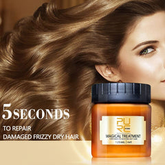 BERVEAL applied to wet hair illustrating fast absorption and smoothing