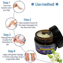 BERVEAL sophora extract ingredient close-up highlighting natural circulation support