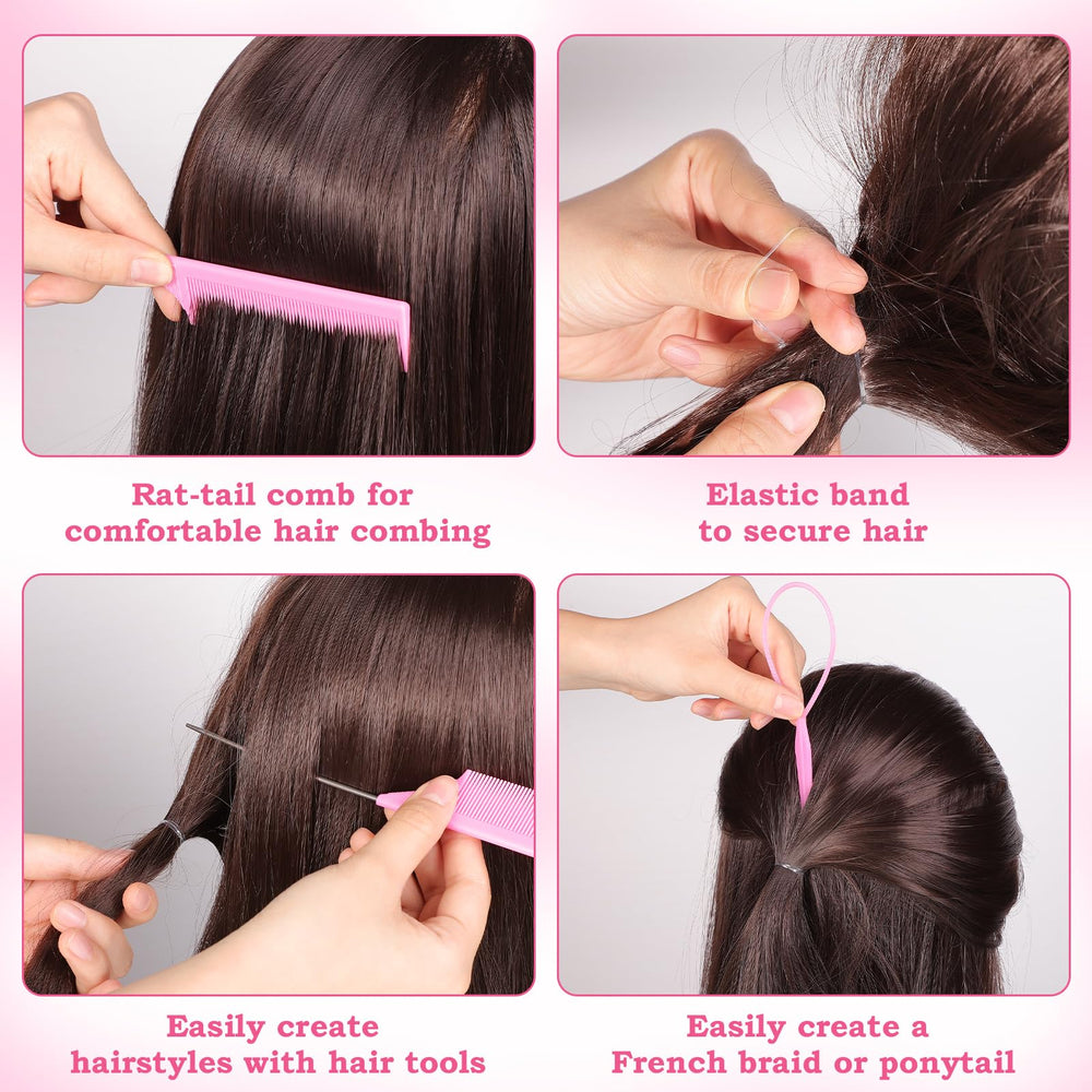 BESARME band used in a ponytail demonstrating discreet hold and reduced hair creasing
