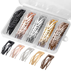BESARME front view of 40-piece snap clip pack, organized for quick use