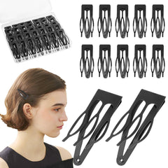 BESARME front packaging showing 36 black snap clips and storage box, tidy organization