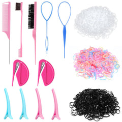 BESARME front packaging showing colorful mini bands and tools for quick styling