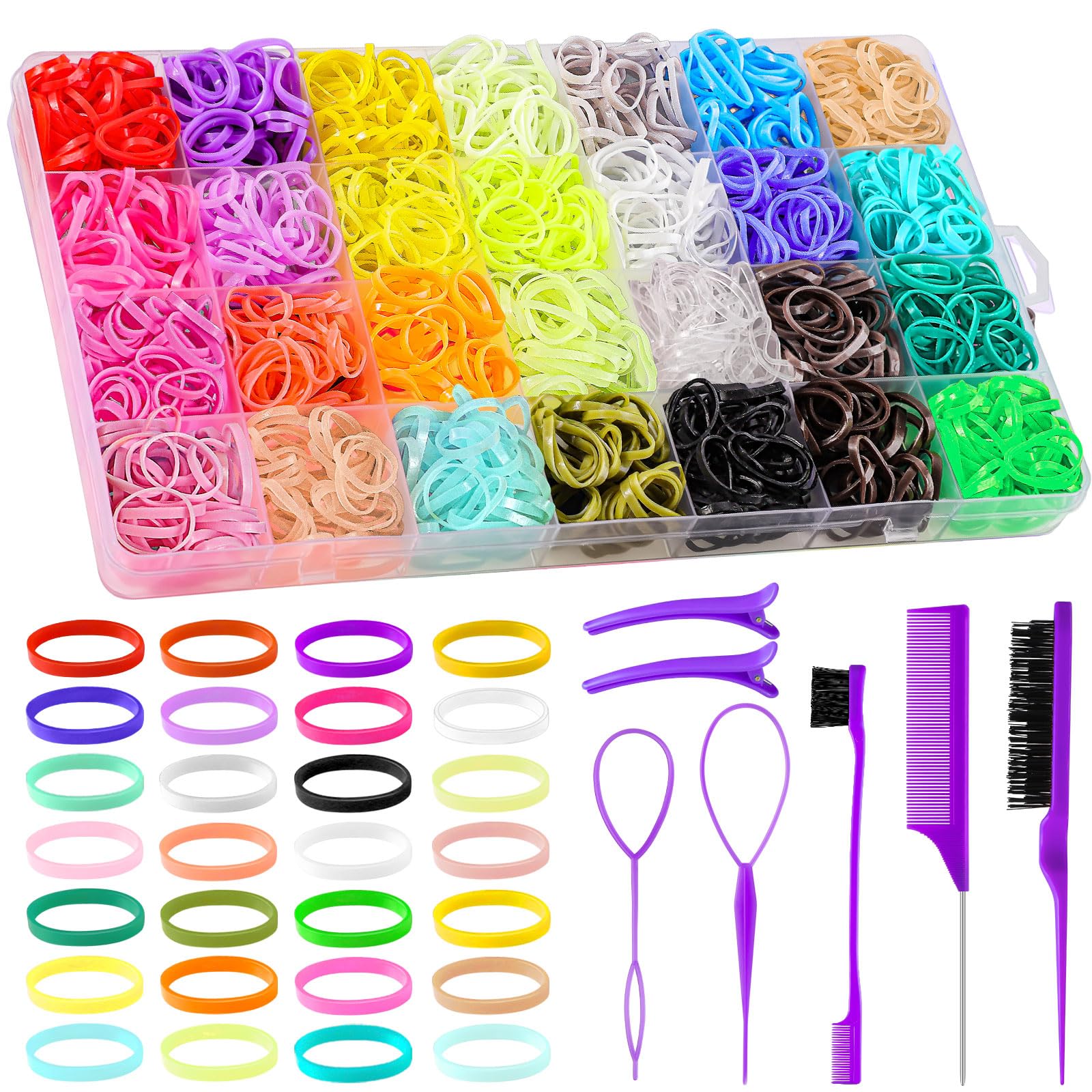 BESARME front packaging showing 1500 elastics and accessories for easy selection