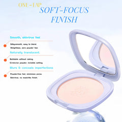 Applying BESHICO with puff demonstrates fast, mess-free coverage and oil control